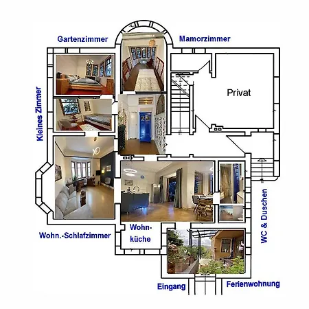 Blaues Haus Lejlighed *
